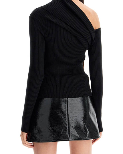 Courreges one-shoulder ribbed