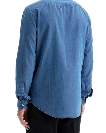 VINCENZO DI RUggIERO denim effect shirt