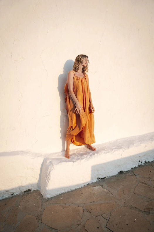 Silk Syros Dress SAHARA