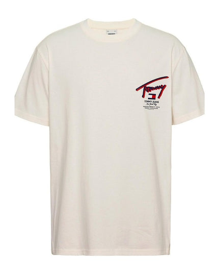 Tommy Hilfiger Jeans Men T-Shirt-Clothing T-shirts-Tommy Hilfiger Jeans-white-2-S-Urbanheer