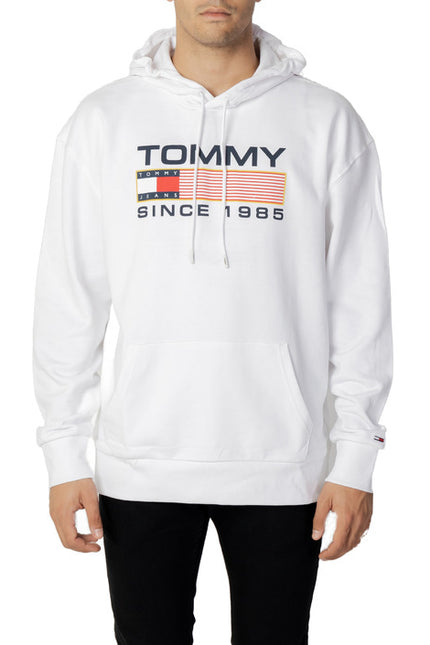 Tommy Hilfiger Jeans Men Sweatshirts-Tommy Hilfiger Jeans-white-XS-Urbanheer