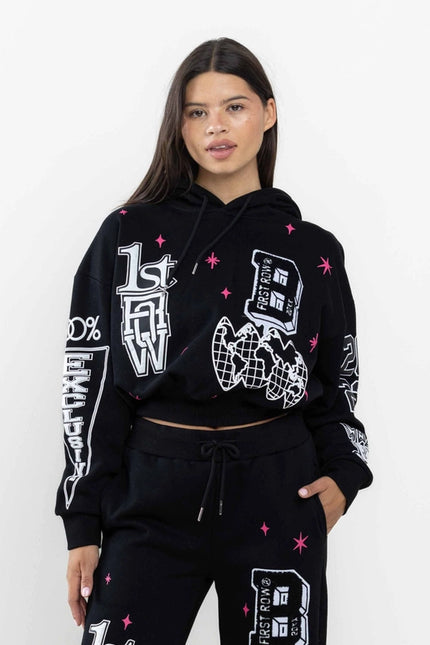 Bright Future Cropped Hoodie-Clothing - Women-Vibrant M.i.U-Urbanheer