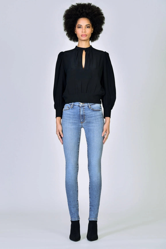 Gisele High Rise Skinny - Broken Wings-Jeans-Black Orchid Denim-Urbanheer