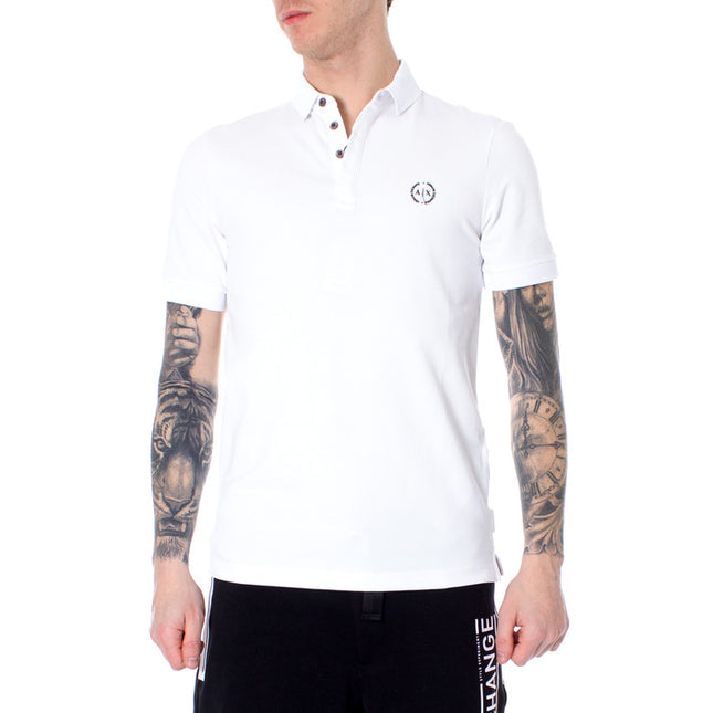 Armani Exchange Men Polo-Armani Exchange-white-2-XS-Urbanheer