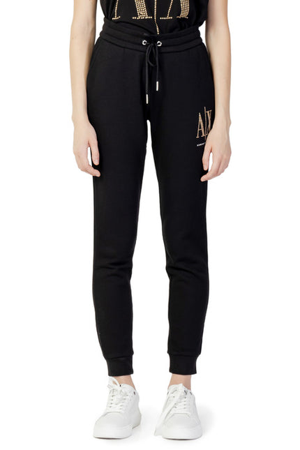 Armani Exchange Women Trousers-Armani Exchange-black-1-M-Urbanheer