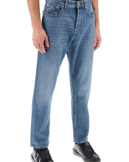 Valentino Garavani tapered jeans with medium wash