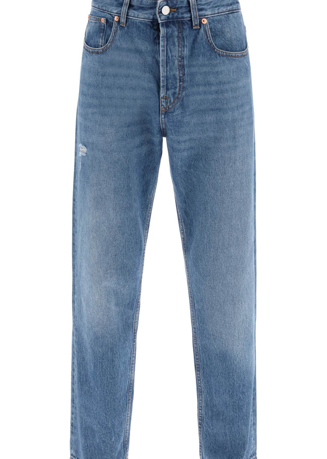 Valentino Garavani tapered jeans with medium wash