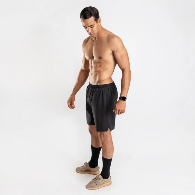 Men’S Zintex Eco 7" Running Shorts (Coal)-Shorts-Nonzero Gravity-Urbanheer