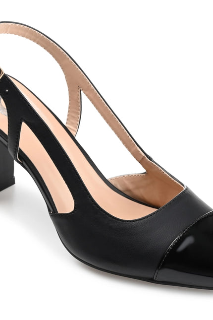 Journee Collection Women's Reignn Wide Width Pump-Shoes Pumps-Journee Collection-Black-5.5-Urbanheer