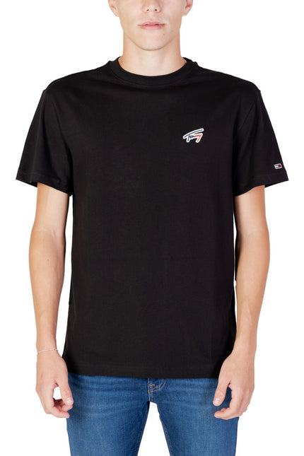 Tommy Hilfiger Jeans Men T-Shirt-Tommy Hilfiger Jeans-black-S-Urbanheer