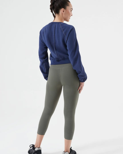 Marcie Sleek Long Sleeve Midnight Blue-TOP-Nux Active-Urbanheer