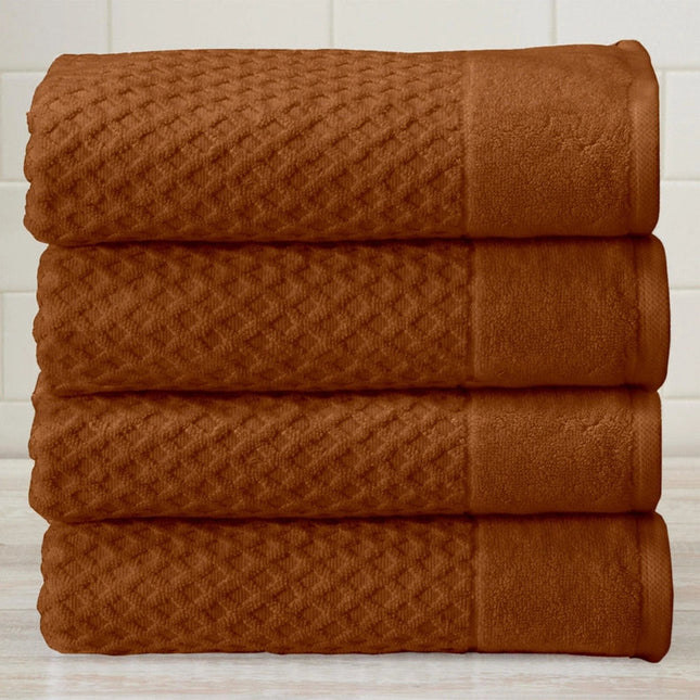 4 Pack Cotton Bath Towels - Grayson Collection