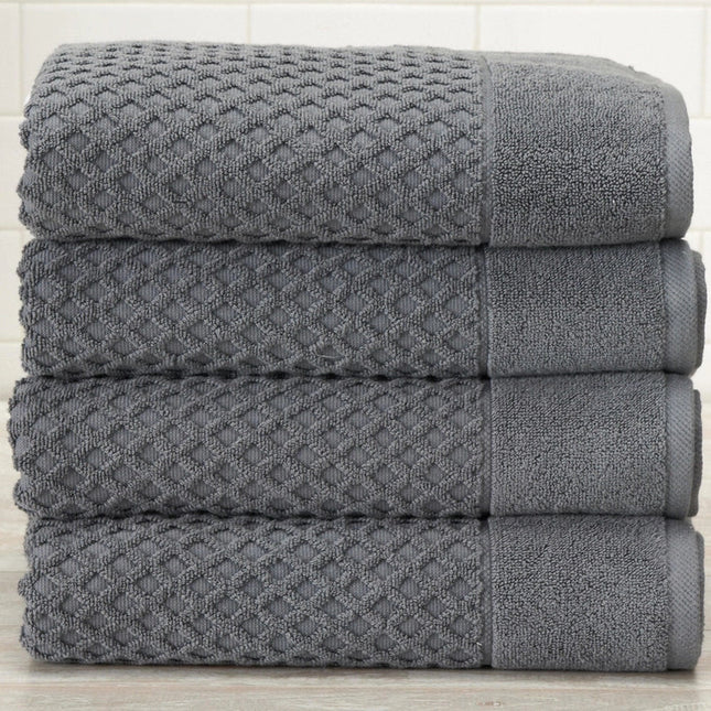 4 Pack Cotton Bath Towels - Grayson Collection