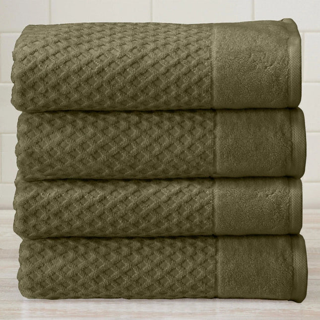 4 Pack Cotton Bath Towels - Grayson Collection