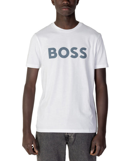 Boss Men T-Shirt-Clothing - Men-Boss-white-M-Urbanheer