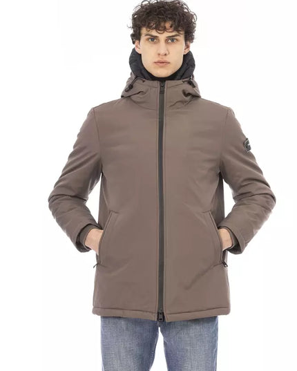 Baldinini Trend Beige Polyester Men Jacket