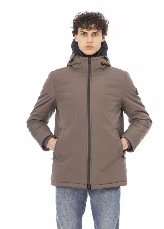 Baldinini Trend Beige Polyester Men Jacket