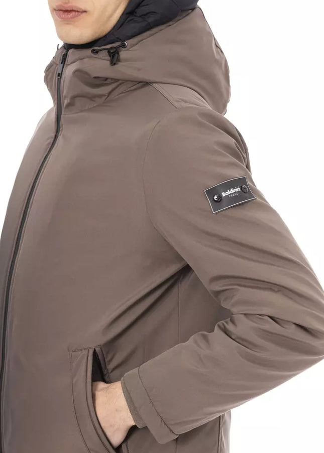 Baldinini Trend Beige Polyester Men Jacket