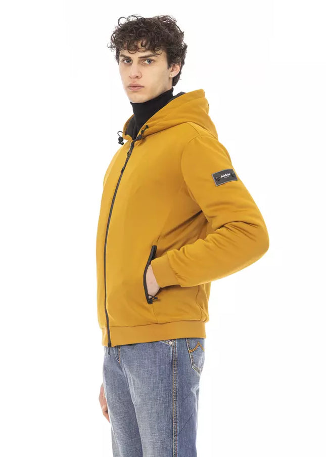 Baldinini Trend Yellow Polyester Men Jacket