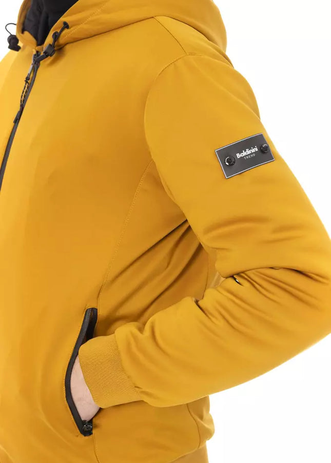 Baldinini Trend Yellow Polyester Men Jacket