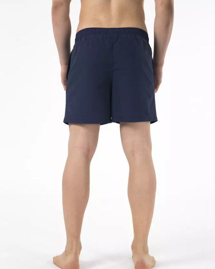 Just Cavalli Blue Nylon Men's Swim Short