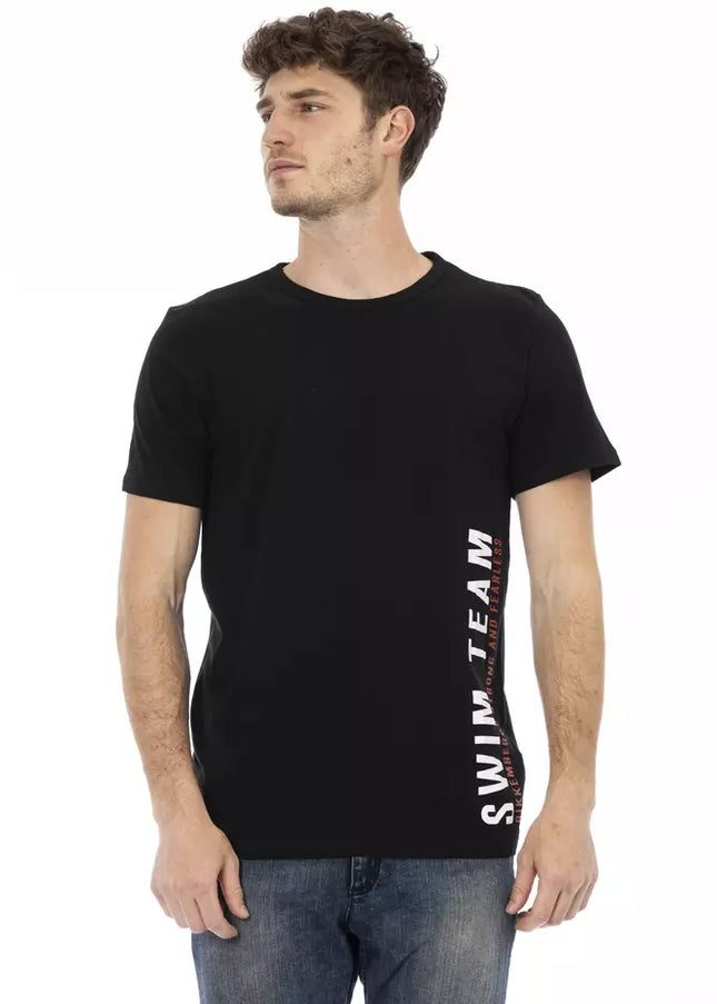 Bikkembergs Black Cotton Men T-Shirt