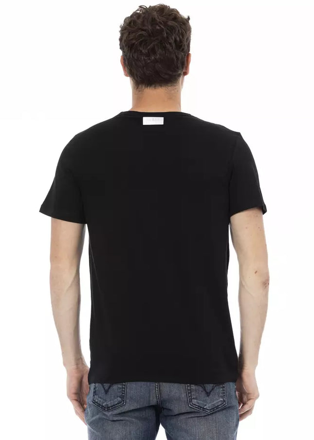 Bikkembergs Black Cotton Men T-Shirt