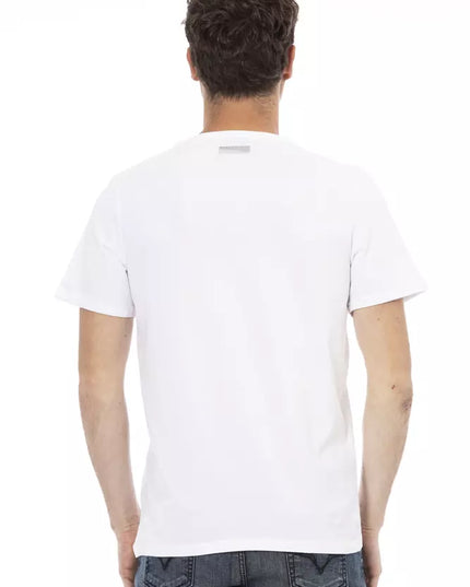 Bikkembergs White Cotton Men T-Shirt