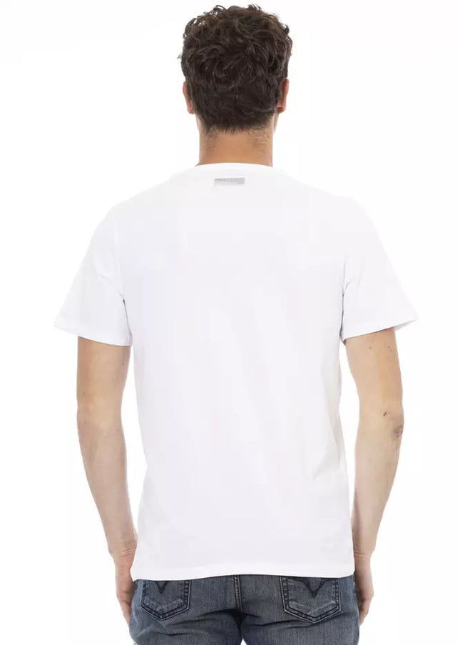 Bikkembergs White Cotton Men T-Shirt