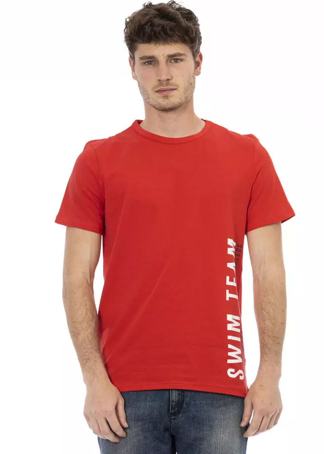 Bikkembergs Red Cotton Men T-Shirt