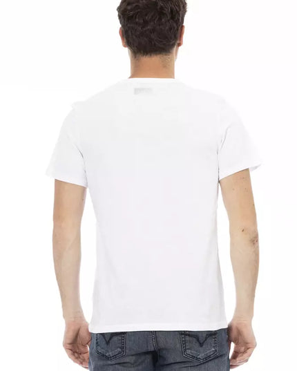 Bikkembergs White Cotton Men T-Shirt