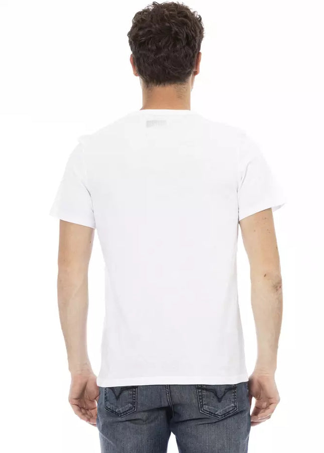 Bikkembergs White Cotton Men T-Shirt