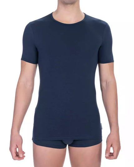 Bikkembergs Blue Cotton Men's T-Shirt