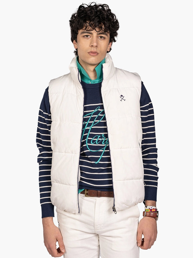 Riviera Vest Navy White