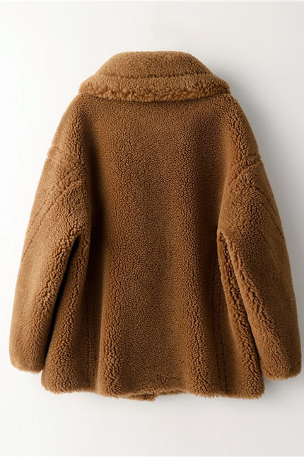 Women Lamb Wool Coat Winter Short Coat-Productseeker-Urbanheer