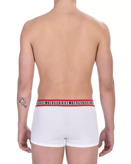 Bikkembergs White Cotton Men's Trunk