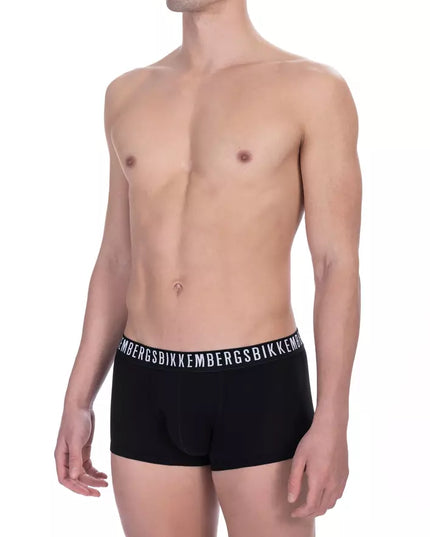 Bikkembergs Black Cotton Men Trunk