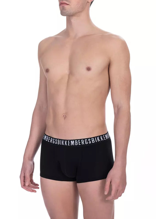 Bikkembergs Black Cotton Men Trunk