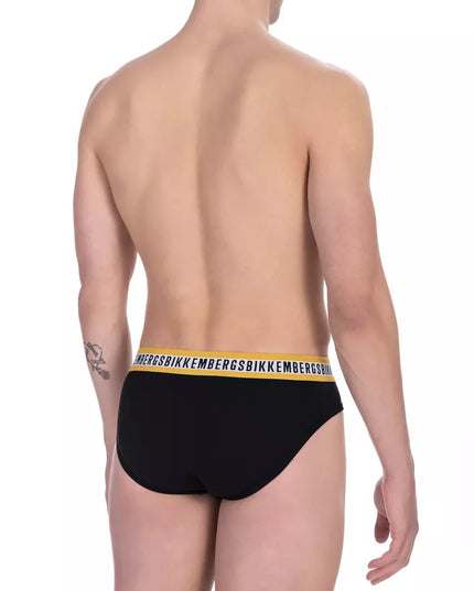 Bikkembergs Black Cotton Men Brief