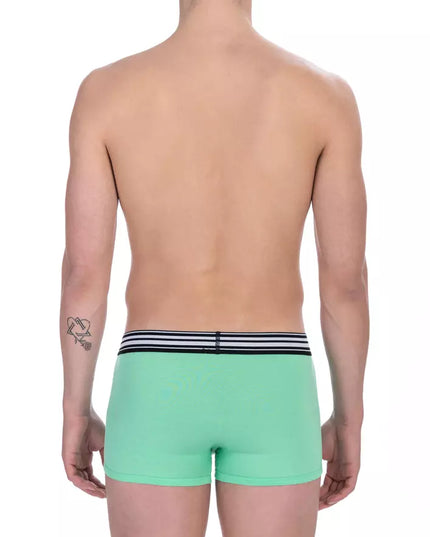 Bikkembergs Green Cotton Men Trunk