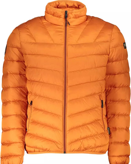 Napapijri Orange Polyamide Men Jacket