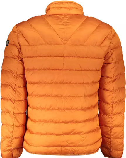 Napapijri Orange Polyamide Men Jacket