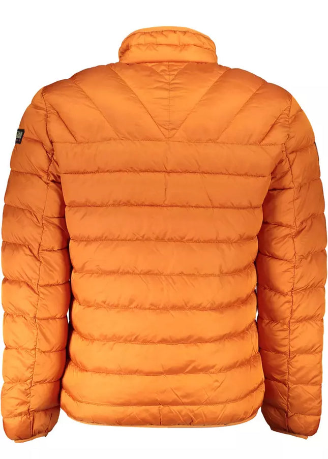 Napapijri Orange Polyamide Men Jacket