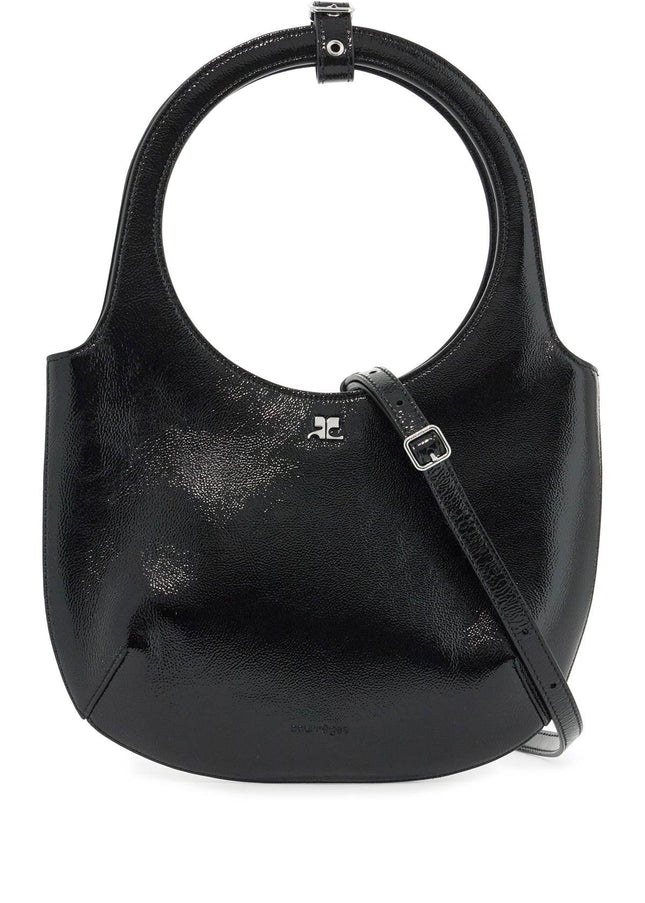 Courreges "handbag holy in naplack