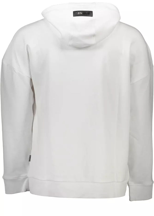 Plein Sport White Cotton Men Sweatshirt