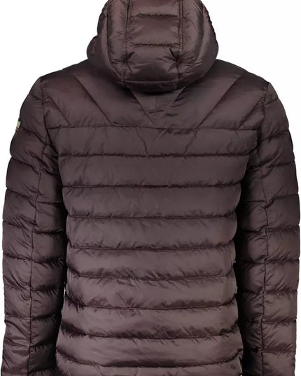 Napapijri Brown Polyamide Men Jacket