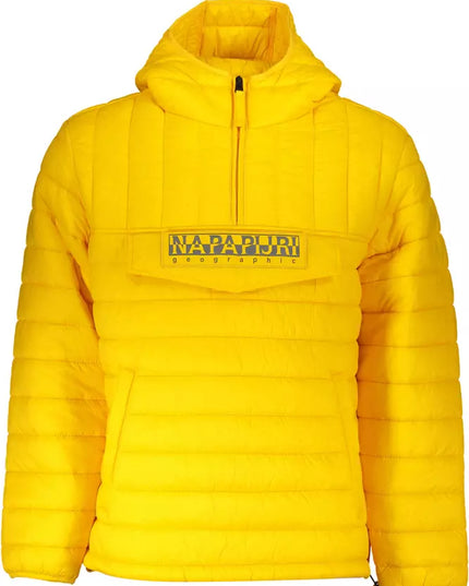 Napapijri Yellow Polyamide Men Jacket