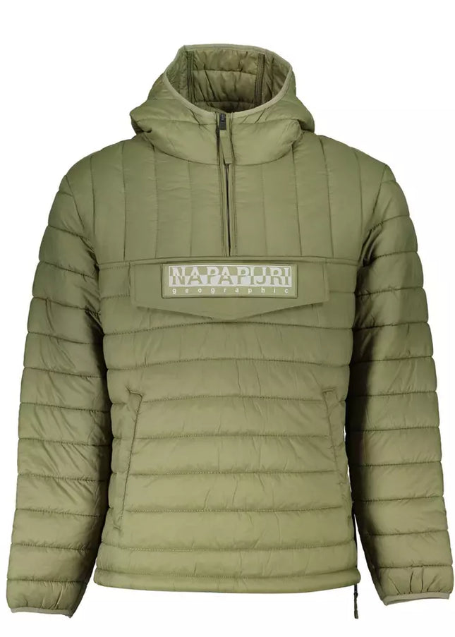 Napapijri Green Polyamide Men Jacket