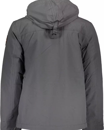 Napapijri Gray Polyamide Men Jacket