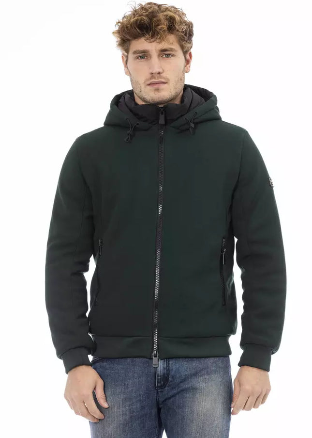 Baldinini Trend Green Polyester Men Jacket